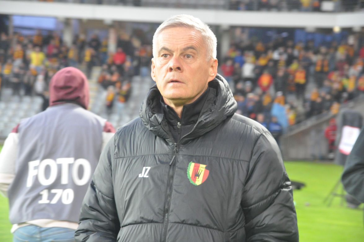Trener Korony Kielce Jacek Zieliński