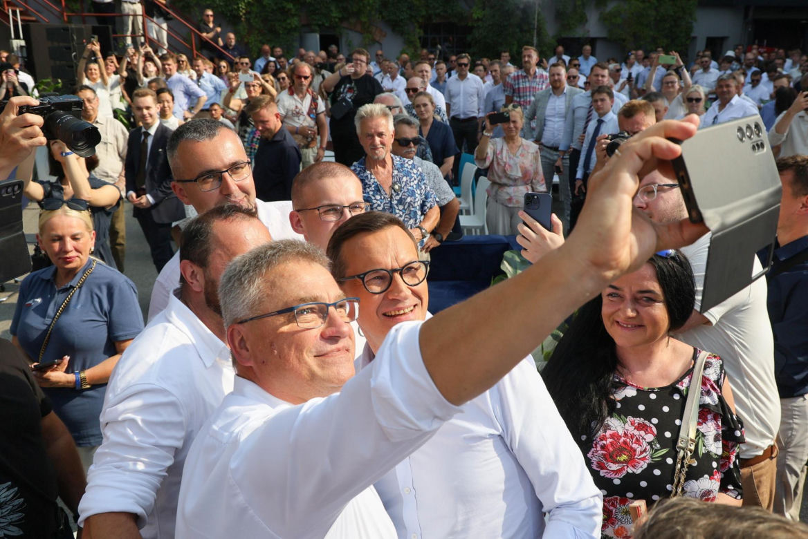 Tak grillował Morawiecki