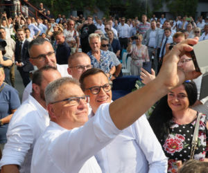 Tak grillował Morawiecki
