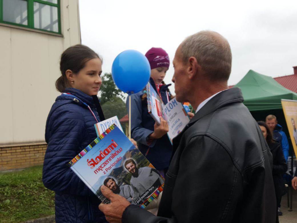 Łękawica biegała dla ojca Michała Tomaszka