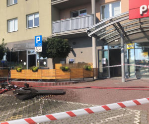 Opole, pożar Sopelka na ul. Bielskiej