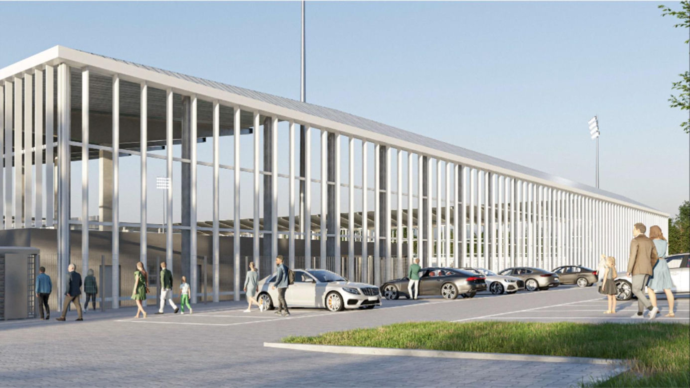 Wizualizacja nowego stadionu miejskiego w Chełmie