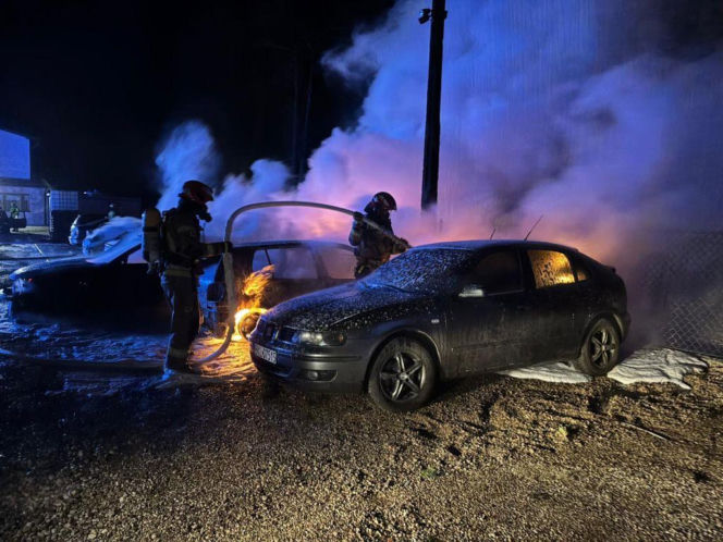 Parking w miejscowości Tyszki-Łabno na Podlasiu zmienił się w piekło!