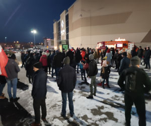 Protest przeciwko segregacji sanitarnej w Lesznie