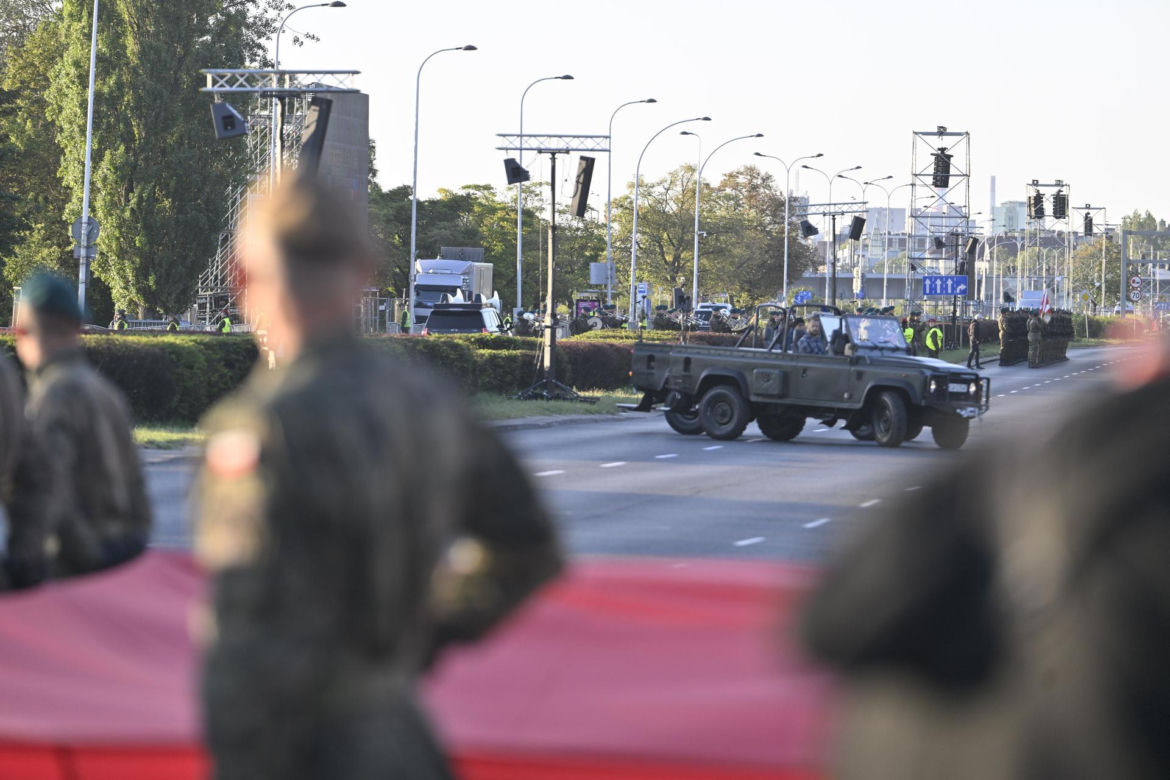 Próba generalna defilady wojskowej w Warszawie