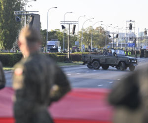 Próba generalna defilady wojskowej w Warszawie