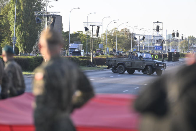 Próba generalna defilady wojskowej w Warszawie