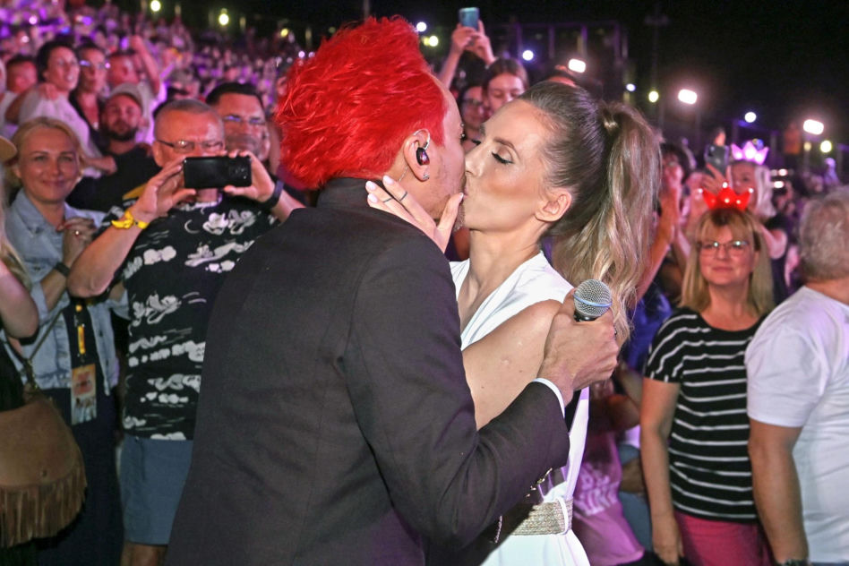 Michał Wiśniewska i żona Pola Wiśniewska