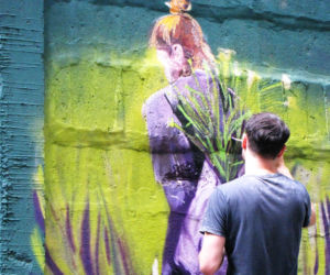 Graffiti przy Żeglarskiej w Rzeszowie nabrało kolorów