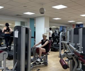 Joanna Scheuring-Wielgus na siłowni