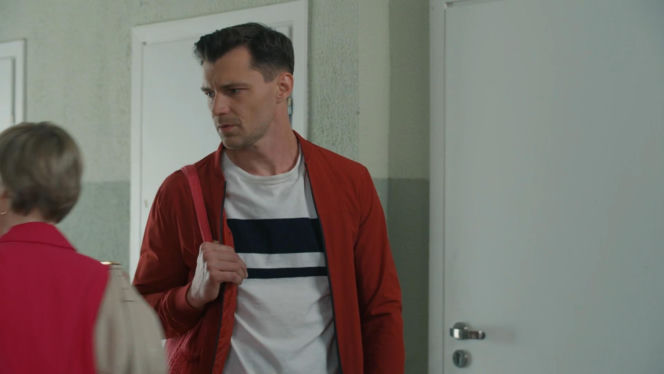 Barwy szczęścia, odcinek 3264. Sonia (Weronika Nockowska), Darek (Andrzej Niemyt)