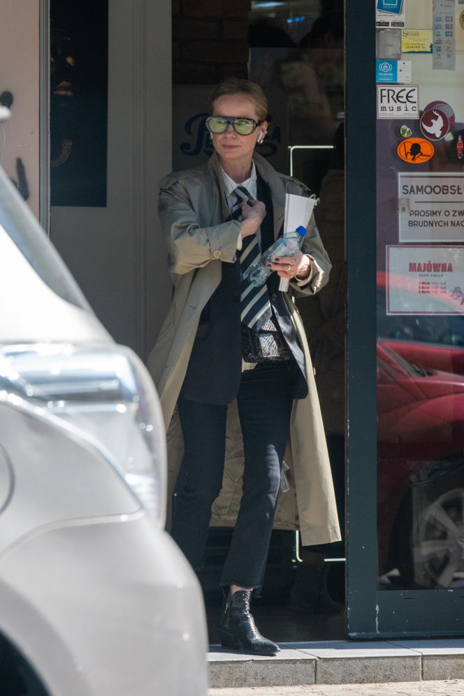 Magdalena Cielecka walczy z wiatrem