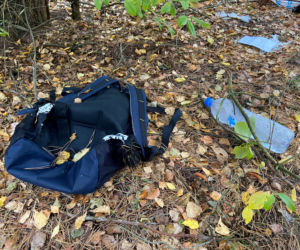 Szymki. Opuszczone przez migrantów koczowisko