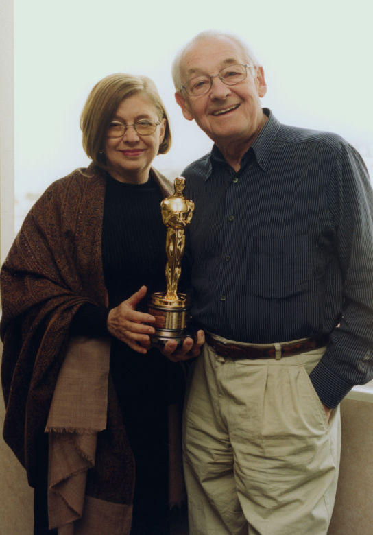 ANDRZEJ WAJDA Z ŻONĄ KRYSTYNĄ ZACHWATOWICZ