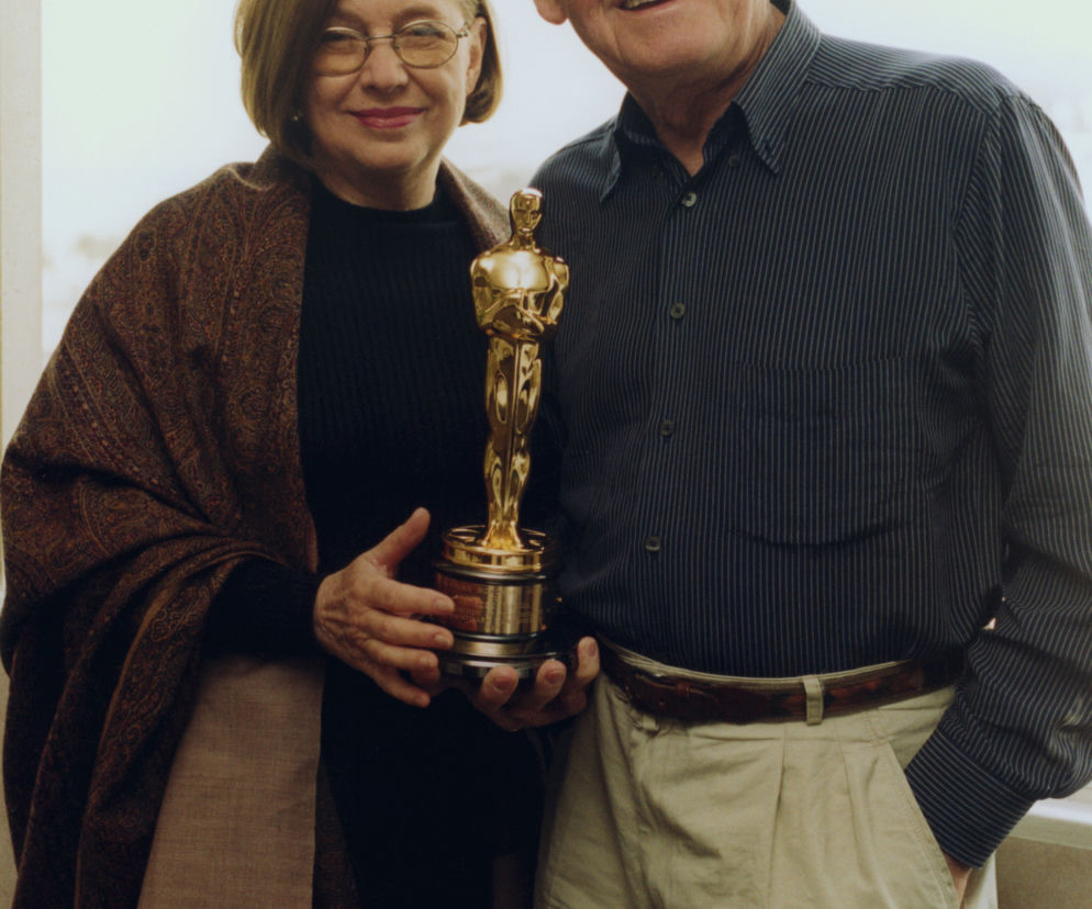 ANDRZEJ WAJDA Z ŻONĄ KRYSTYNĄ ZACHWATOWICZ