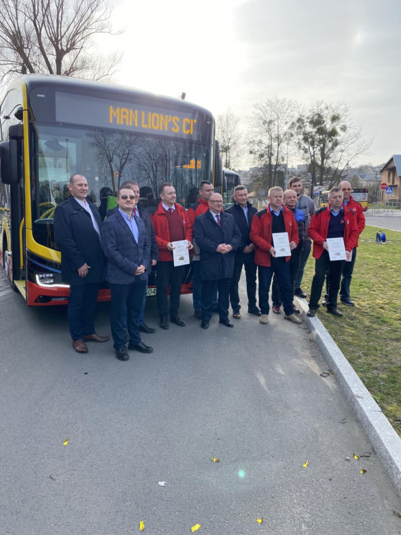 Prezentacja elektrycznych autobusów w Kraśniku