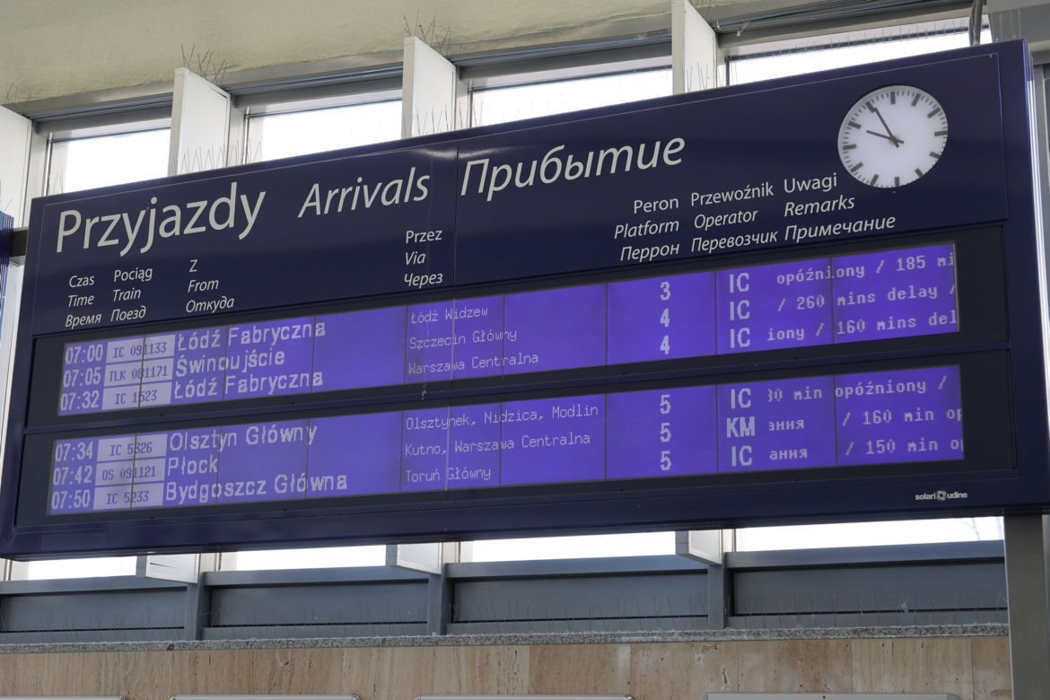 Wielkie opóźnienia na kolei. Wszystko przez atak hakerski