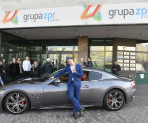 MiłyPan jeździ sportowym Maserati GranTurismo