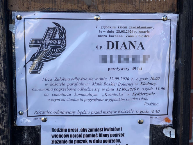 Ostatnie pożegnanie Diany z Kędzierzyna-Koźla. 49-latka została zamordowana