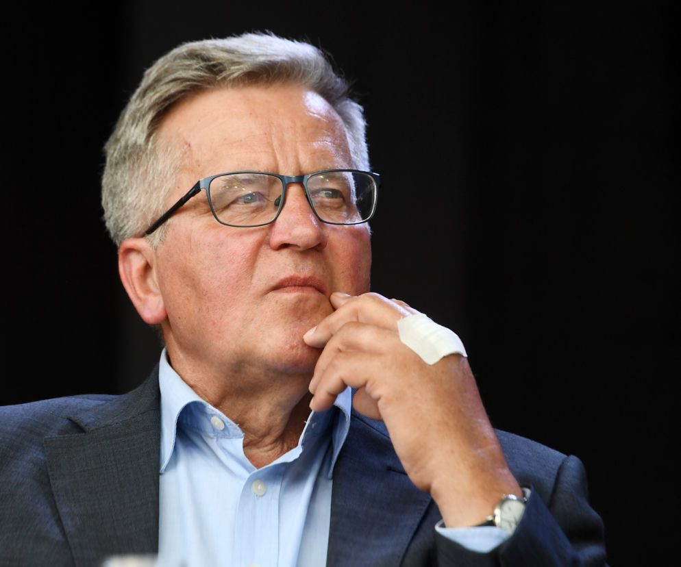 Komorowski z Covid w szpitalu
