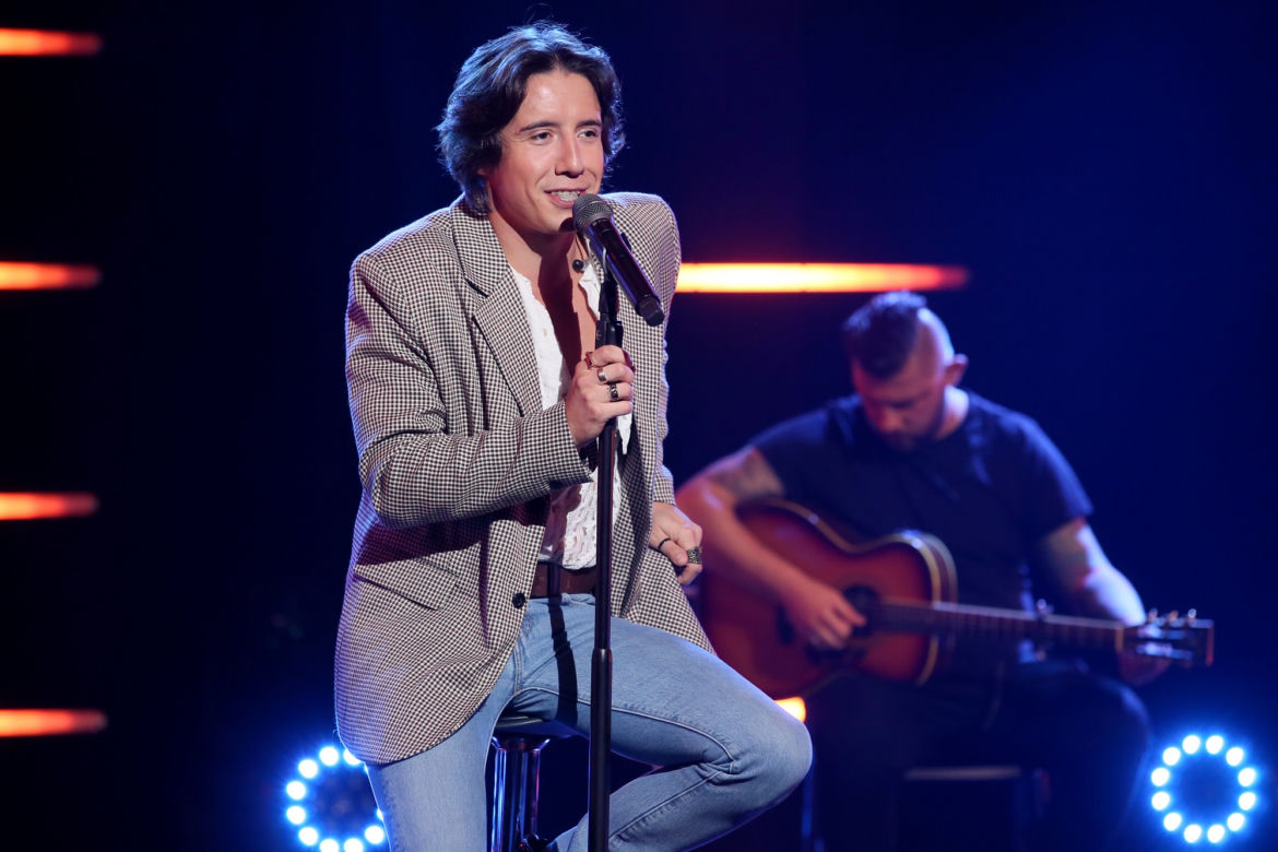 Dawid Kwiatkowski w obiektywie, podczas koncertu w ESKA Live!