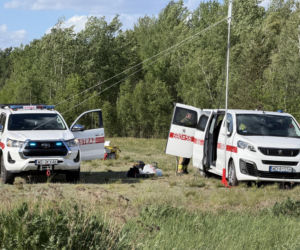 Strażacy walczą z potężnym pożarem na Mazowszu