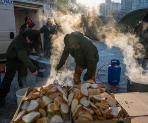 Kijów po rosyjskim ostrzale 3.02.2026