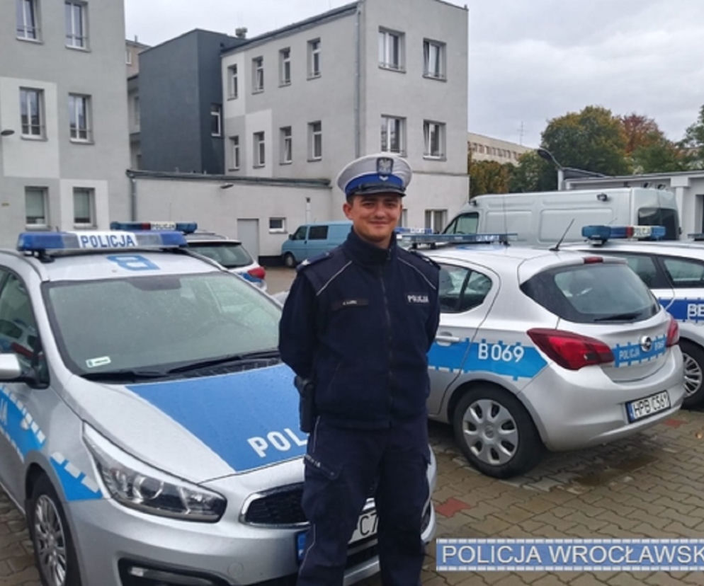 Policjant po służbie udzielił pierwszej pomocy kobiecie potrąconej przez samochód