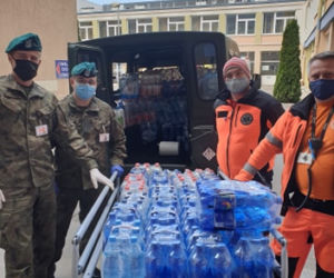 Wzruszający gest żołnierzy z Torunia. Wsparli walczących z koronawirusem