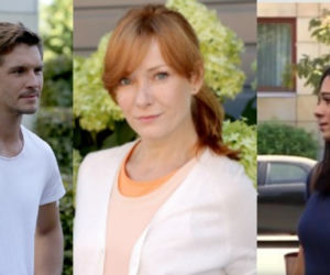 M jak miłość Marcin (Mikołaj Roznerski) Agnieszka (Magdalena Walach) Iza (Adriana Kalska)