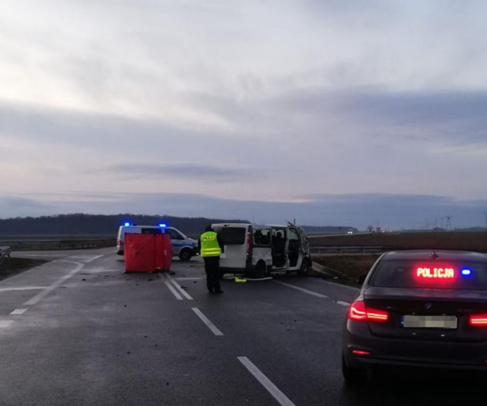 Wypadek na wysokości Bierzowa