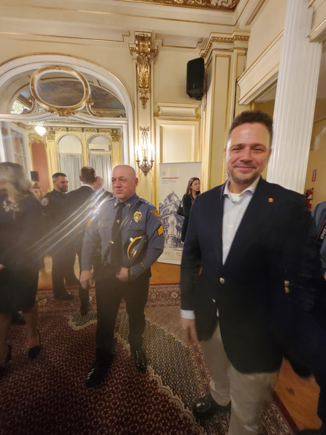 Wieczór NYPD Pulaski Association w Konsulacie Generalnym RP w Nowym Jorku