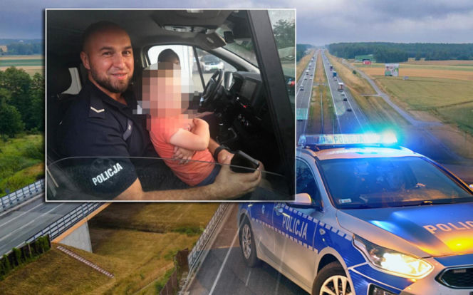 Bosy czterolatek błąkał się przy drodze ekspresowej! Nie wiedział, jak się nazywa