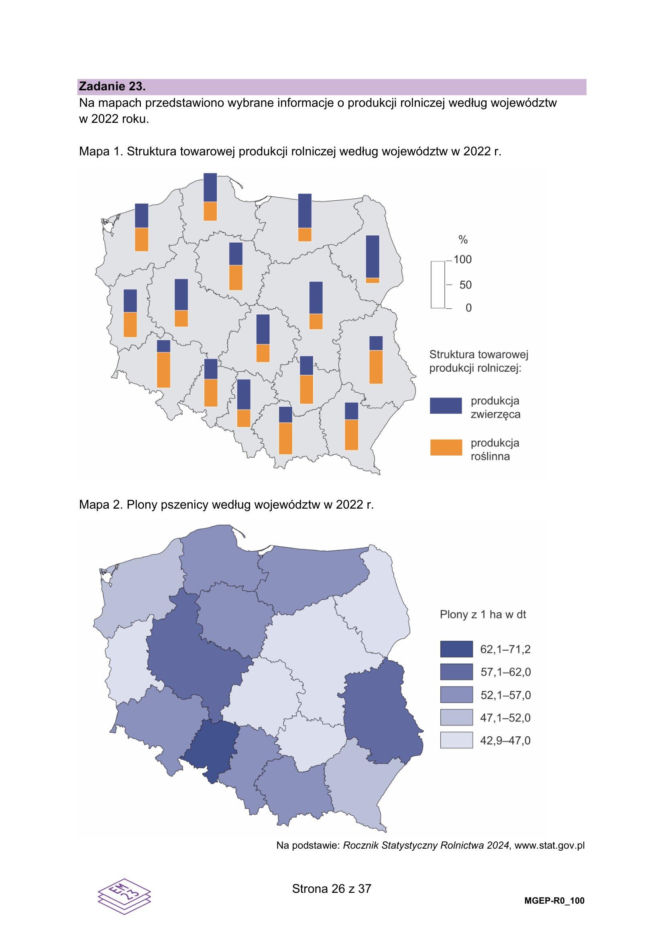 Matura 2026: geografia rozszerzona 15.05.2026 r. Arkusze CKE [Formuła 2023]