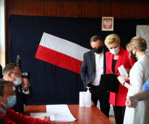 Wybory 2020. Para prezydencka razem z córką oddali głosy w drugiej turze