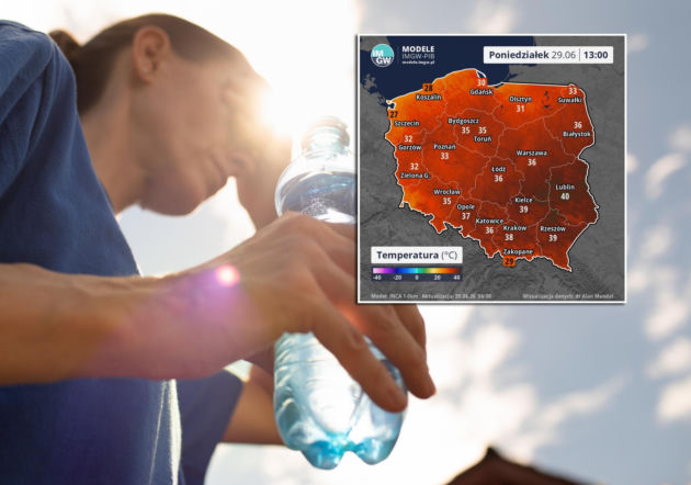 Nadciąga fala upałów nad Polskę! Do 40 st. C 