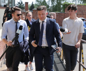 Narada w siedzibie PiS