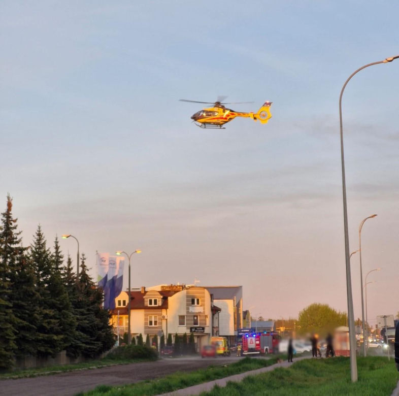  Wyszków. Wypadek na przejściu. 8-latek potrącony przez ciężarówkę [ZDJĘCIA].