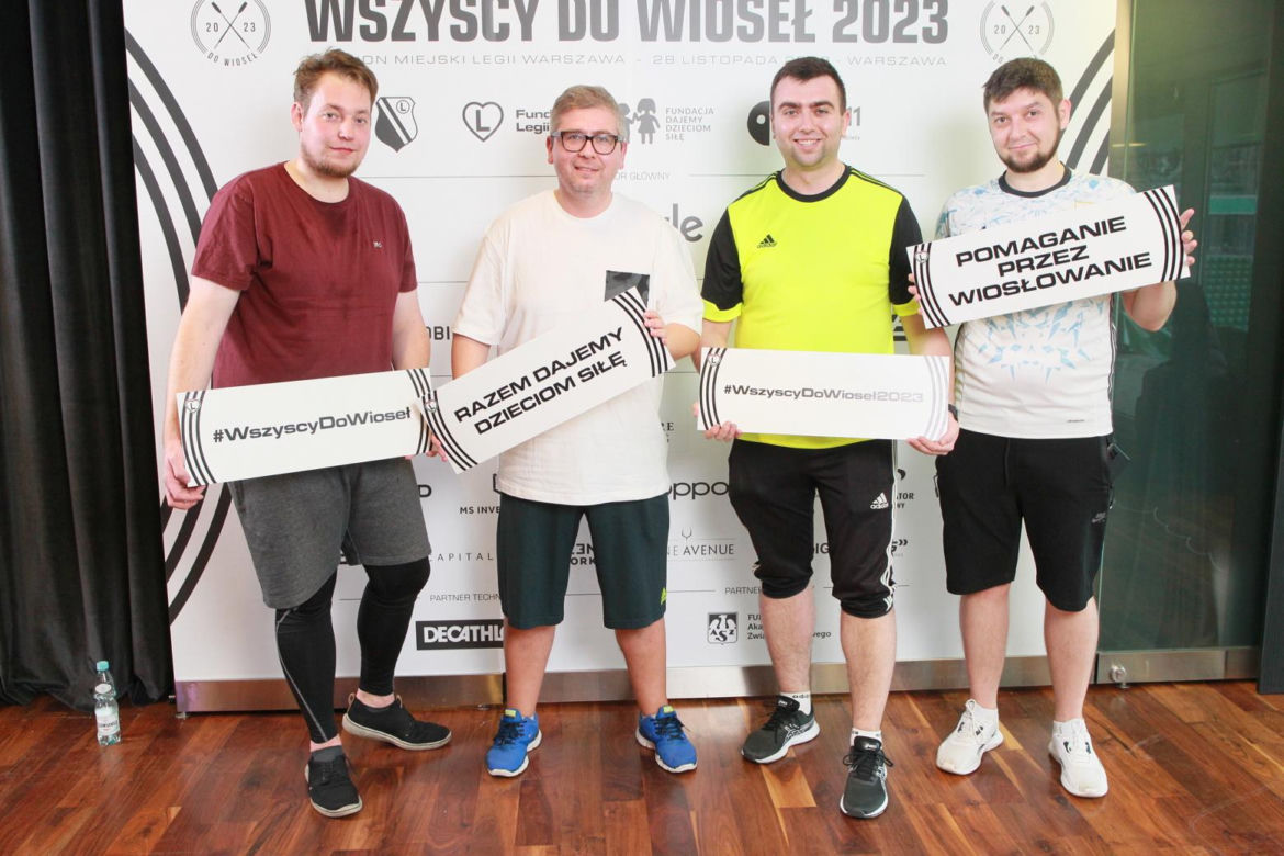 Wszyscy do Wioseł - charytatywna akcja Legii Warszawa