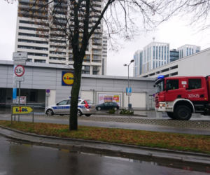 Alarm bombowy w Lidlu w Rzeszowie
