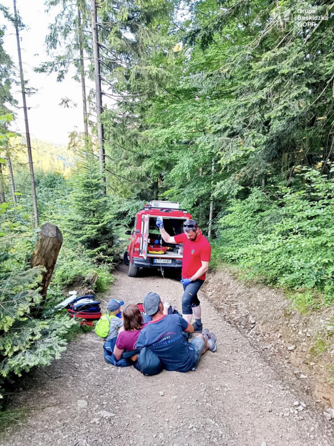 Wypadki w Beskidach od początku wakacji - podsumowanie