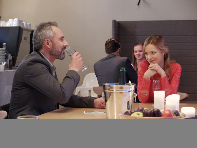 Pierwsza miłość. Aśka (Paulina Gałązka), Adrian (Jacek Kopczyński)