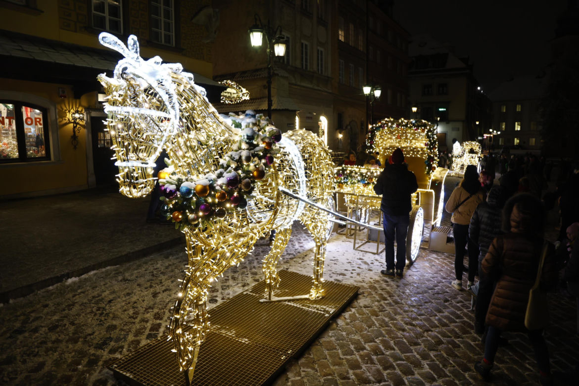 Zapalenie choinki 2023 Warszawa 