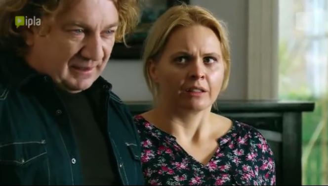 Przyjaciółki 3 sezon odcinek 29 (odc. 3). Krzysztof (Paweł Królikowski), Anka (Magdalena Stużyńska)