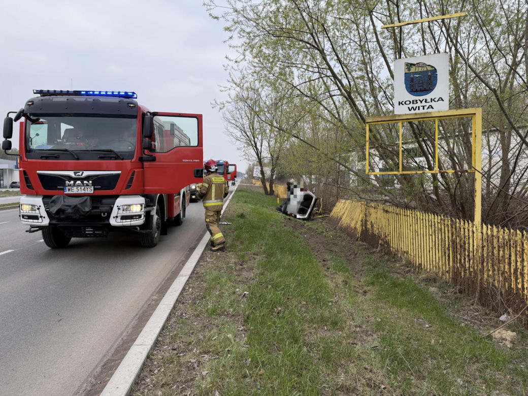 Wypadek w Kobyłce