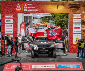 Sebastian Rozwadowski i Benediktas Vanagas (Rajd Dakar 2018)