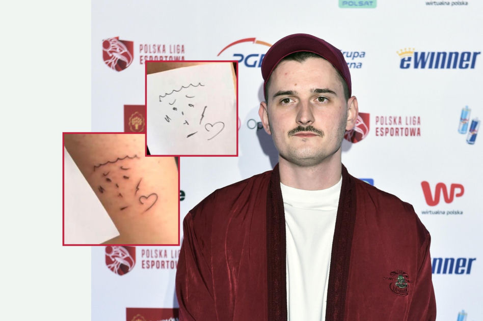 Dawid Podsiadło zaprojektował tatuaż fance