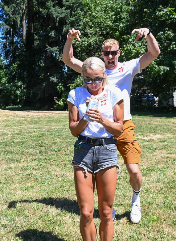 Justyna Święty-Ersetic, Piotr Lisek