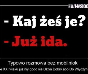 Kaj żeś je?