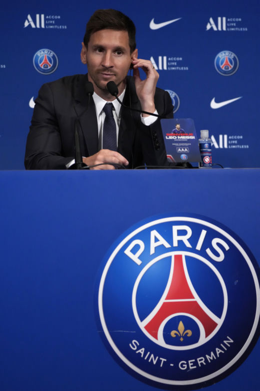 Leo Messi zaprezentowany w PSG